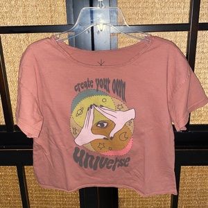 Psychedelic Cute Crop Top